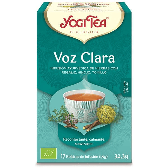 Yogi Tea Voz Clara Infusão Bio | Farmácia Termal