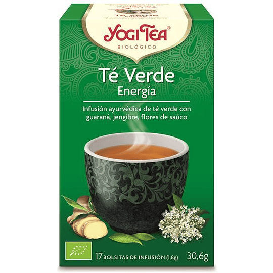 Yogi Tea Chá Verde Infusão Bio 17 Saquetas
