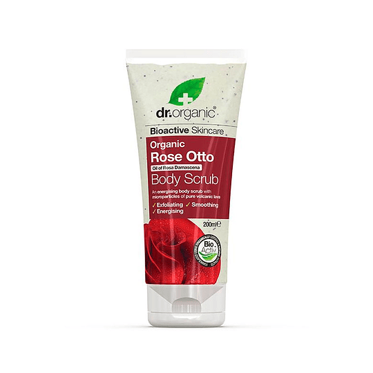 Dr. Organic Rosa Damascena Esfoliante Corporal Bio 200g