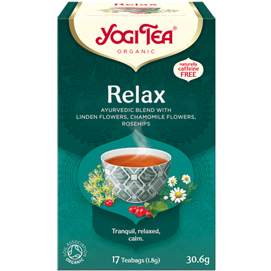 Yogi Tea Relax Infusão Bio 17 Saquetas