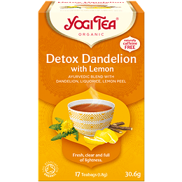 Yogi Tea Detox com Limão Infusão Bio 17 Saquetas