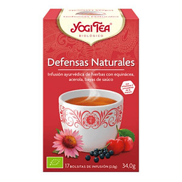 Yogi Tea Defesas Naturais Infusão Bio 17 Saquetas