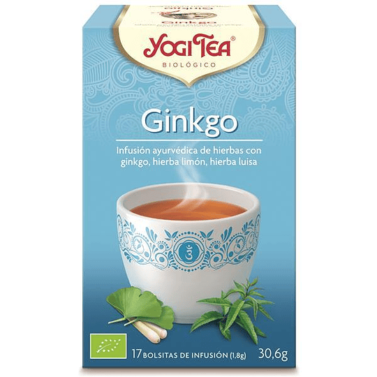 Yogi Tea Ginkgo Infusão Bio 17 Saquetas