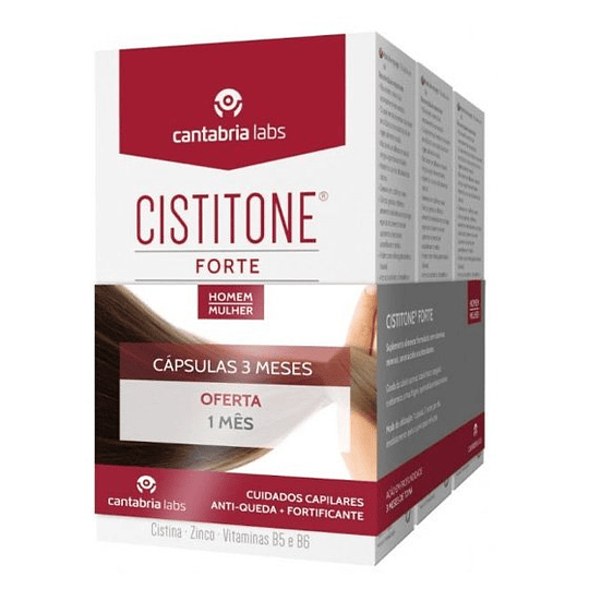 Cistitone Forte 3 x 60 Cápsulas Oferta 1 Mês