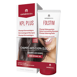 KPL Plus 200ml + Folstim Champô Seboregulador 200ml por Apenas 3€