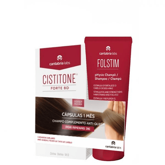 Cistitone Forte BD + Folstim PHsyio 200ml por Apenas 3€