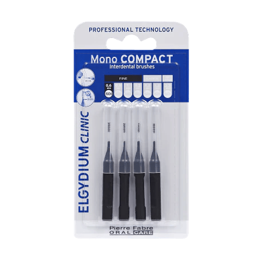 Elgydium Clinic Escovilhões Mono Compact Preto