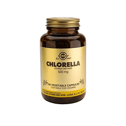 Solgar Clorela 520 mg 100 Cápsulas Vegetais