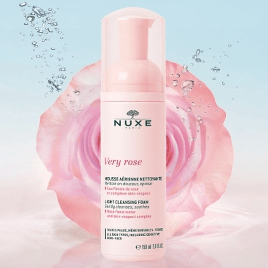 Nuxe Very Rose Espuma de Limpeza 150 ml