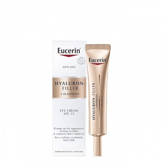 Eucerin Hyaluron-Filler + Elasticity Contorno Olhos SPF 15 15mL