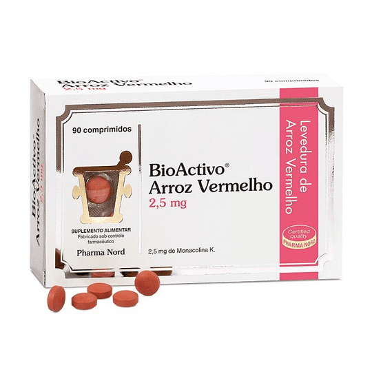 Bioactivo Arroz Vermelho 2,5 mg X 90 comprimidos