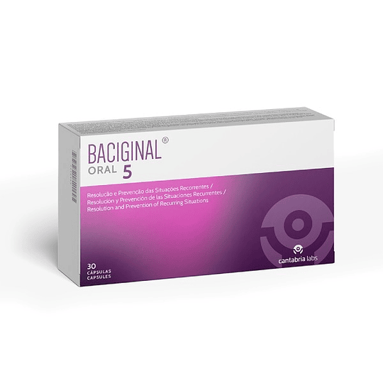 Baciginal Oral 5 30 Cápsulas