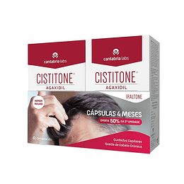 Cistitone Agaxidil 60 Cápsulas com oferta de 50% da 2ª embalagem 