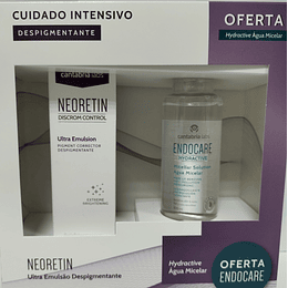 Neoretin Discrom Control Ultra Emulsion com oferta de Endocare Água Micelar 
