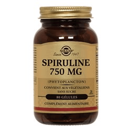 Solgar Spirulina 750 mg x 100 Comprimidos
