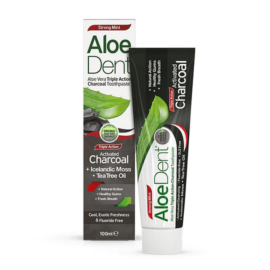 AloeDent Triple Action Charcoal Toothpaste 100 mL