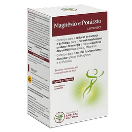 Magnésio e Potássio Lemonact 20 Saquetas