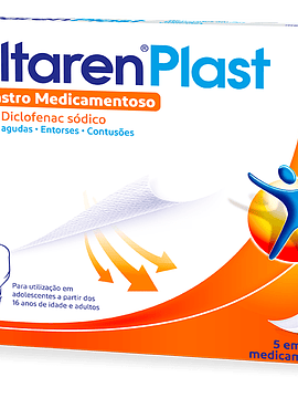 Voltaren Plast, 140 mg x 5 emplastros