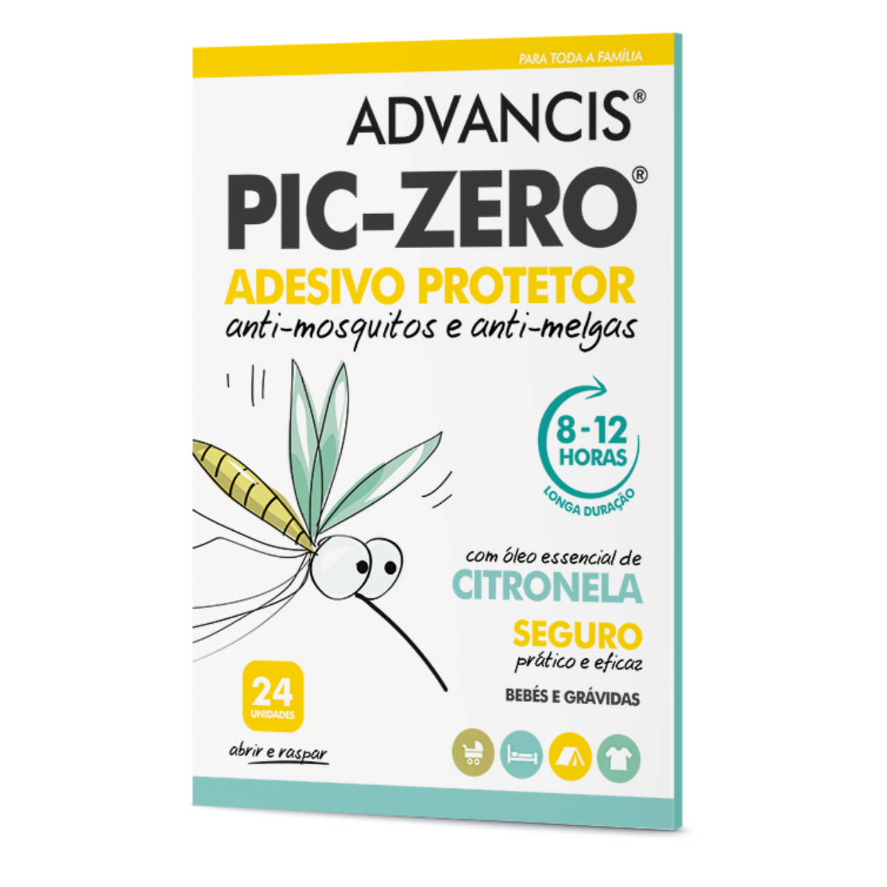 Advancis Pic-Zero Adesivo Potetor Anti-Mosquitos/Melgas