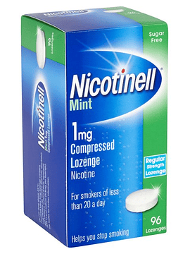 Nicotinell Mint, 1 mg x 96 pastilhas 