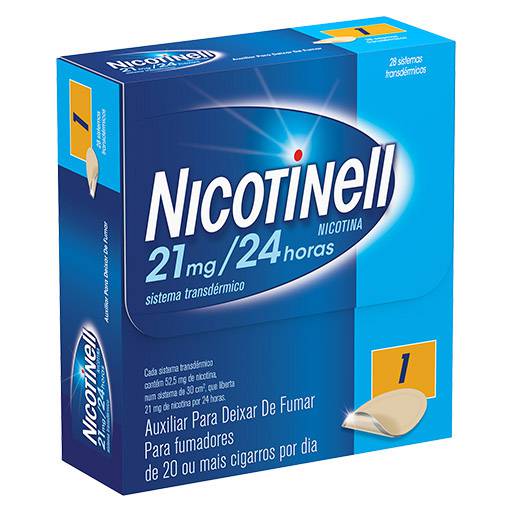 Nicotinell, 21 mg/24 h x 28 Sistema Transdérmico