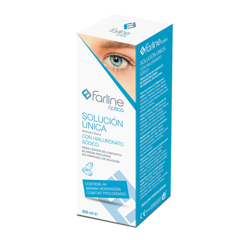 Farline Solução Única Para Lentes De Contacto 500 Ml