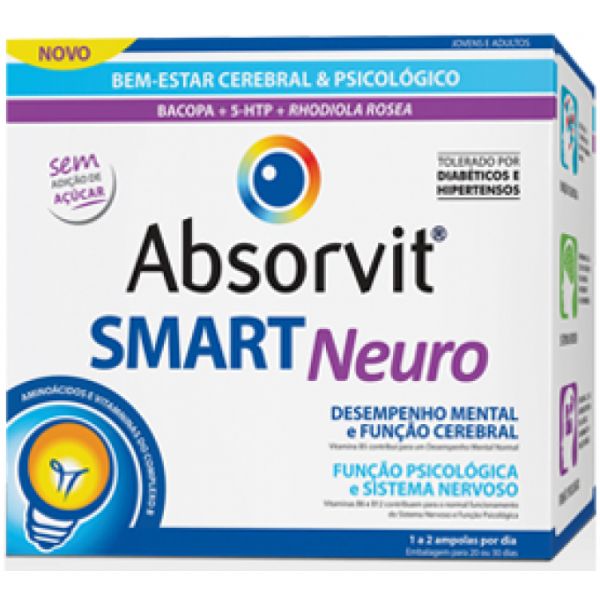 Absorvit SMART NEURO x30 Ampolas  10Ml