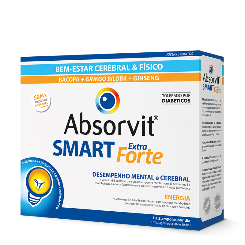 Absorvit SMART EXTRA FORTE x30 Ampolas 10 Ml