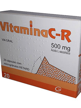 VitaminaC-R 500 Mg  x20 Cápsulas 