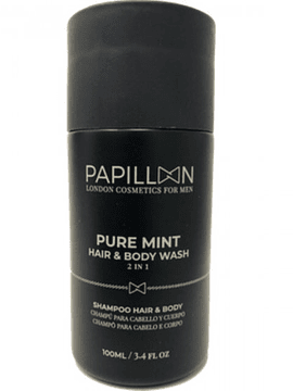 Papillon Pure Mint Champô Cabelo/Barba/Corpo 100 Ml