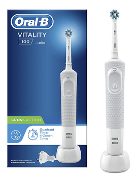 Oral B Vitality Escova Dentes Elétrica Cross Action - Branco