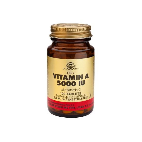 Solgar Vitamin A 5000iu 100 comprimidos