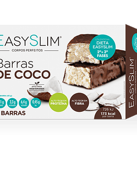 EasySlim Barras de Coco 4 x 45 Gramas