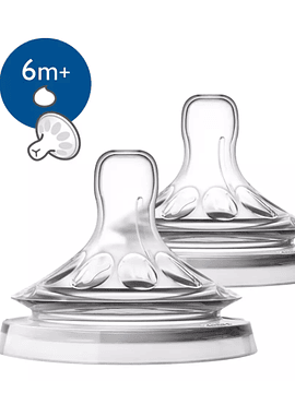Philips Avent Tetina Silicone Natural Cereais X2