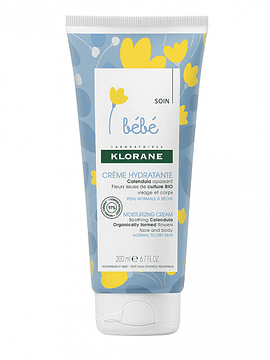 Klorane Bebé Creme Hidratante Rosto/Corpo 200 Ml 