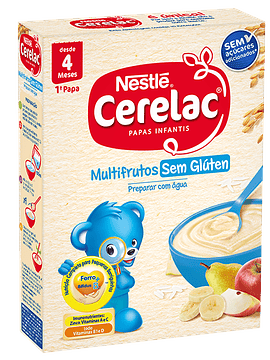 Nestlé Cerelac Multifrutos Sem Glúten 250 G