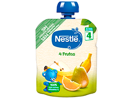 Nestlé Pacotinho 4 Frutas 4m+   90G