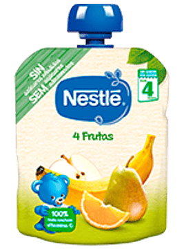 Nestlé Pacotinho 4 Frutas 4m+   90G