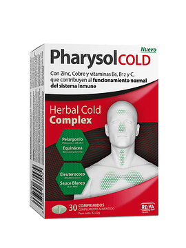 Pharysol Cold Herbal Cold Complex para Sistema Imunitário x30 Comprimidos