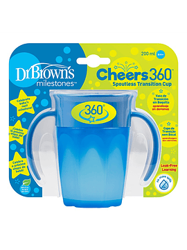 Dr Brown's Copo de Aprendizagem Cheers 360º Azul