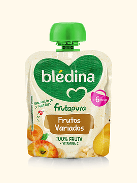 Blédina FrutaPura Saqueta Frutos Variados 6m+ 90G
