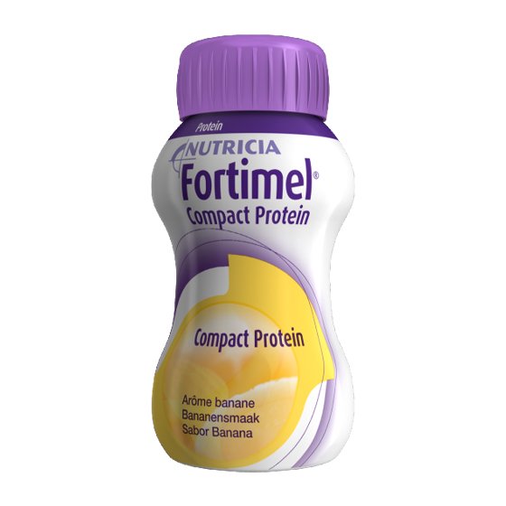 Fortimel Compact Protein Banana Solução 4x 125 ml
