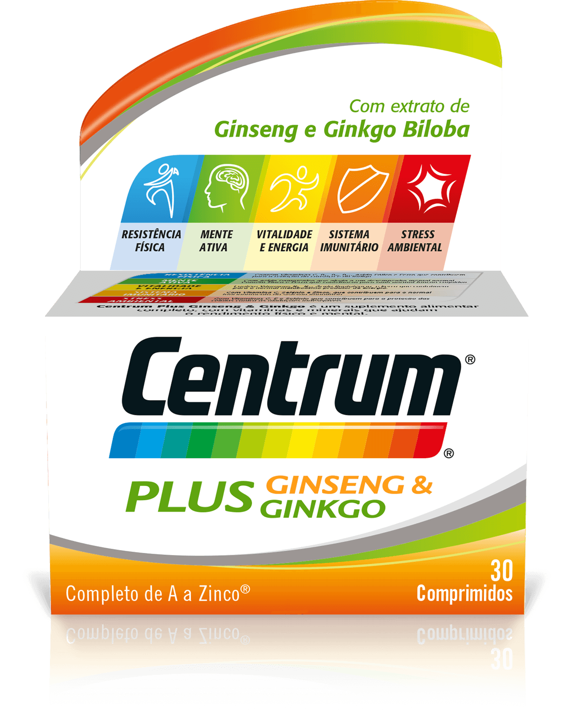 Centrum Plus Ginseng & Ginkgo x 30Comprimidos 