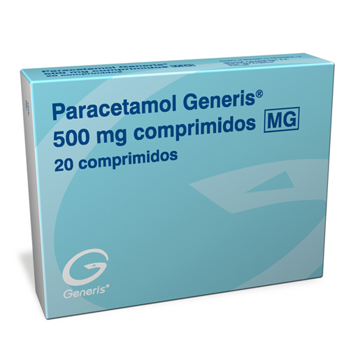 Paracetamol Generis 500 Mg x20 Comprimidos 