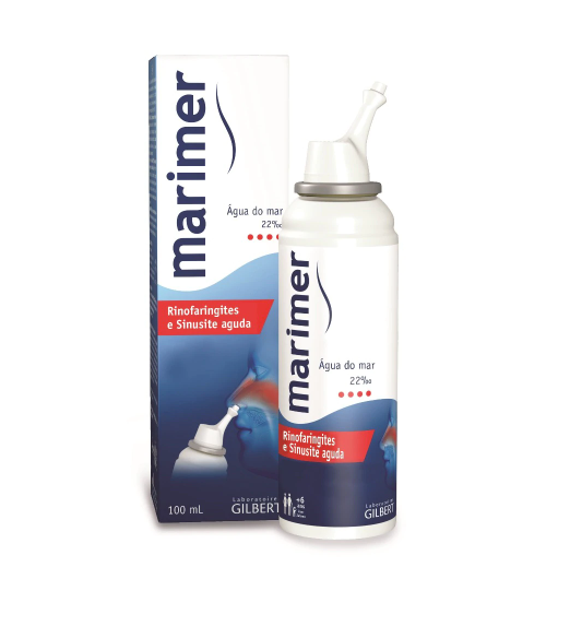 Marimer Rinofaringite Água Mar 100ml