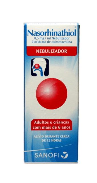 Nasorhinathiol, 0,5 mg/mL-15 mL x 1 solução nasal conta-gotas