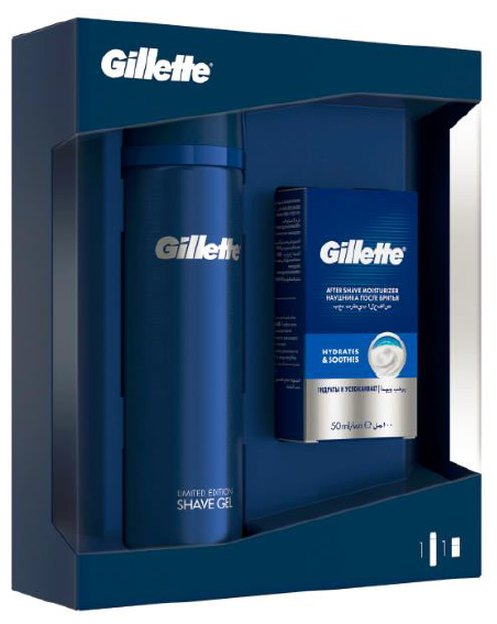 Gillette Coffret Shave Gel + After Shave Hidratante