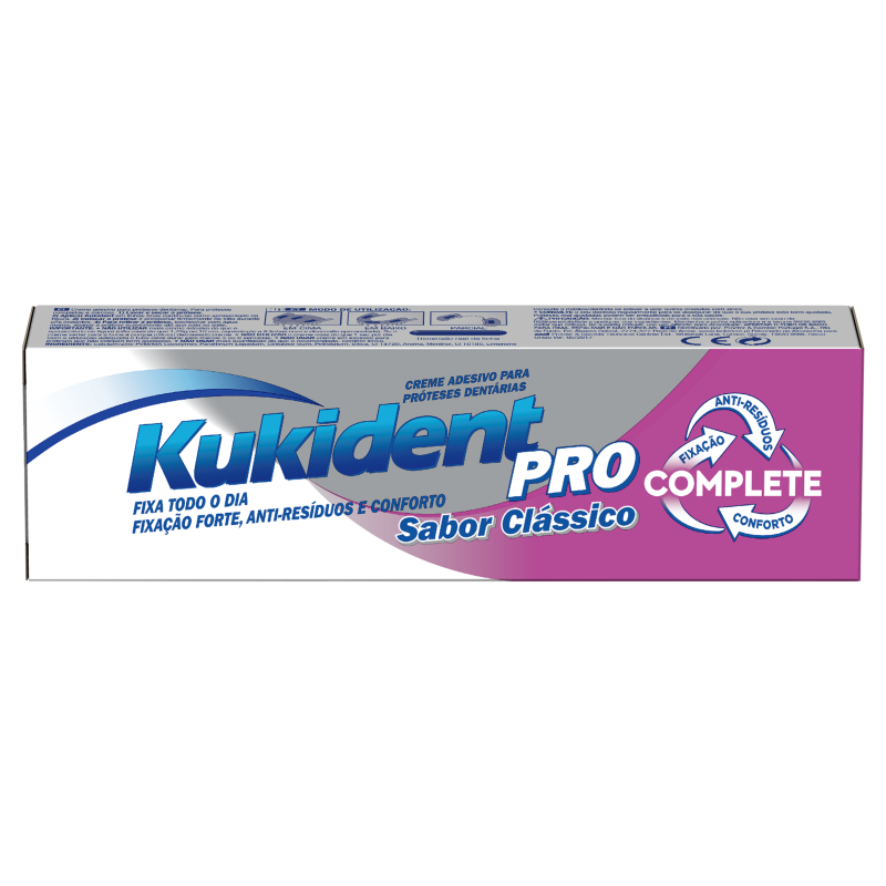 Kukident Pro Creme Clássico Prótese 70 grs