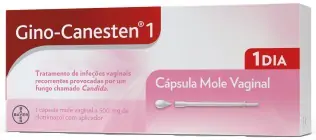 Gino-Canesten 1, 500 mg x 1 cápsula mole vaginal 
