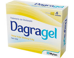 Dagragel (6,5 g), 0,078/5,532 g x 6 gel rectal bisnaga